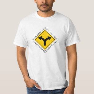 Links of rechts 2 t-shirt