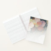 Links-overhandigde Waterverf Bloemen Roos Roze Scr Notitieboek (Binnen)