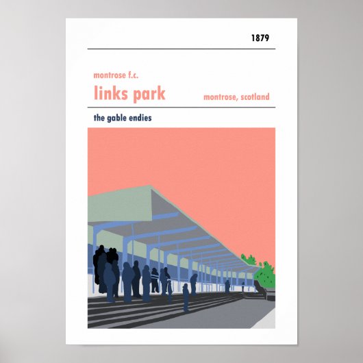 Links Park, Montrose. Poster (Voorkant)