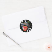 Links politieke ronde sticker (Envelop)