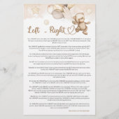 Links Rechts Baby Beer Baby shower (Voorkant)