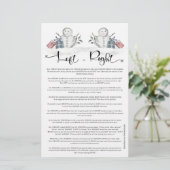 Links Rechts Sneeuwman Baby shower (Staand voorkant)