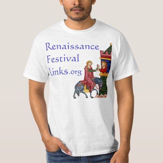 links renaissance Festival T-shirt (Voorkant)