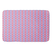 Links Roze en Lavendel Minimaal Badmat (Voorkant)