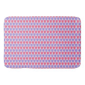Links Roze en Lavendel Minimaal Badmat (Voorkant)