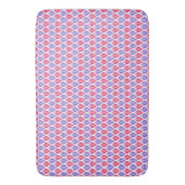 Links Roze en Lavendel Minimaal Badmat (Voorkant Verticaal)