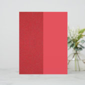 Links-ruis Tomaat Rood Aangepaste Papieren Vellen (Staand voorkant)