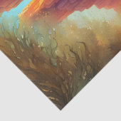 Links Sunny Desert Cactus Decoupage Papier (Detail)