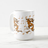 Links tegenover Kokopelli Musical Merrymaker Koffiemok (Voorkant links)