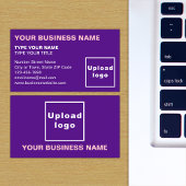 Links uitgelijnde teksten Paarse Visitekaartje