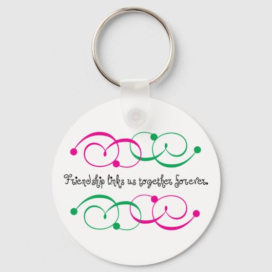 links vriendschap sleutelhanger (Voorkant)