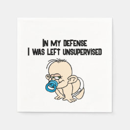 Links zonder toezicht - grappige cocktail servet