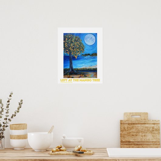 Linksbij het Poster van de Mango-boom (Keuken)