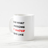 linkse, geweldige koffiemok (Voorkant links)