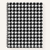 Linkse Meisje Gingham Notitieboek – Grappige Spreu (Voorkant)