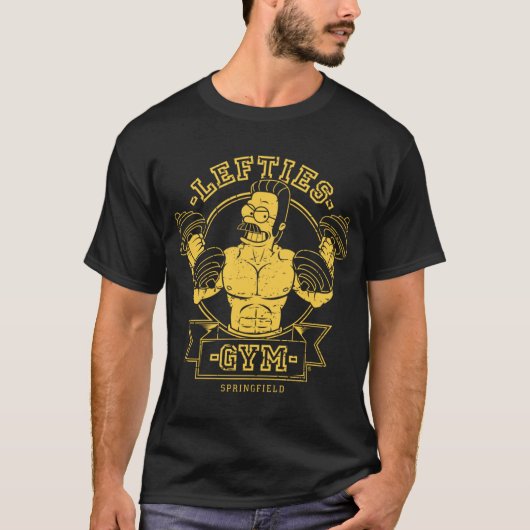 linkshanden gymjongen t-shirt (Voorkant)