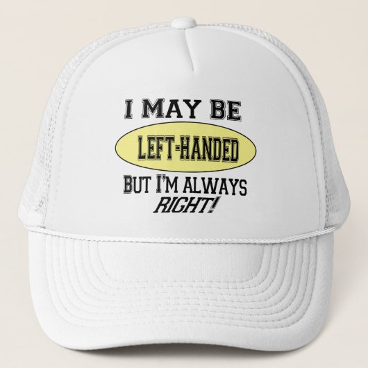 linkshandig trucker pet (Voorkant)