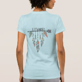 Linkshandige Boheemse Droomvanger T-Shirt (Achterkant)