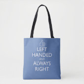 LINKSHANDIGE EN ALTIJD RECHT TOTE TAS (Voorkant)