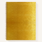 Linkshandige Gouden Glitter Bloem Fiets Mooie Meis Notitieboek (Voorkant)