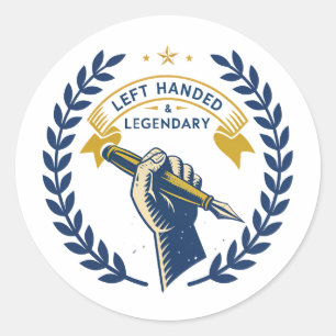 Linkshandige & Legendarische Sticker