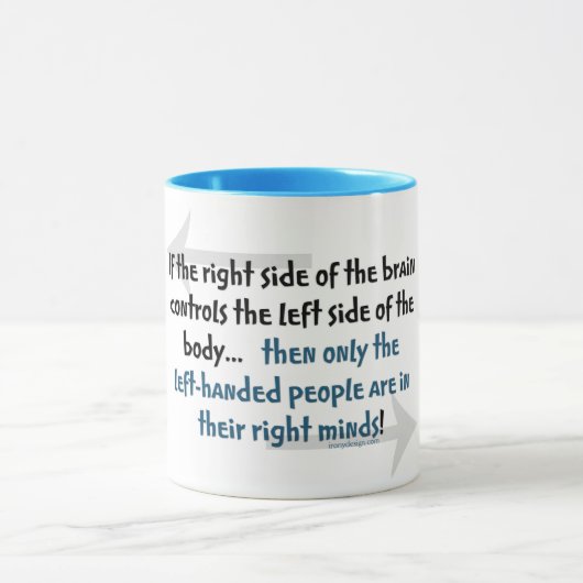 linkshandige mensen mok (Midden)