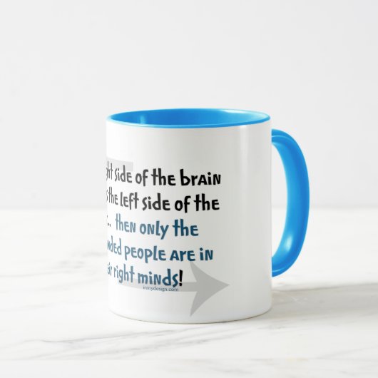 linkshandige mensen mok (Voorkant rechts)