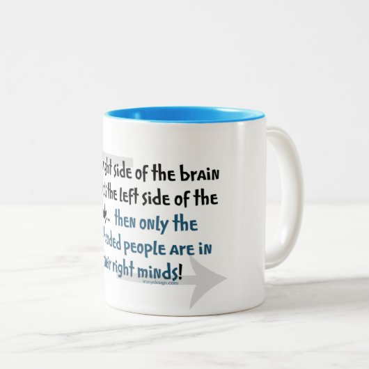 linkshandige mensen mok (Voorkant rechts)