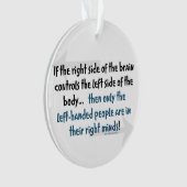 linkshandige mensen ornament (voorkant)