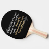 linkshandige mensen tafeltennisbatje (Zijkant)
