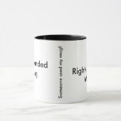 linkshandige mok (Midden)