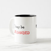 linkshandige Mok (Voorkant links)