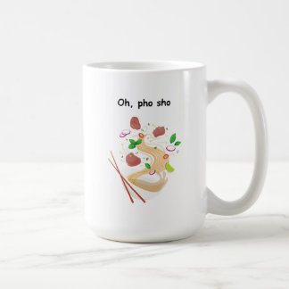 Linkshandige Mok - Oh Pho Sho - Foodie - Grappig