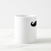 linkshandige Mustache-Mok Koffiemok (Center)