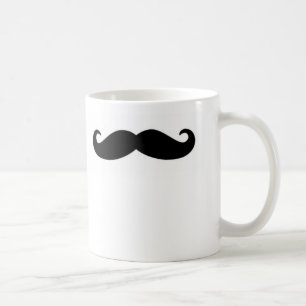 linkshandige Mustache-Mok Koffiemok