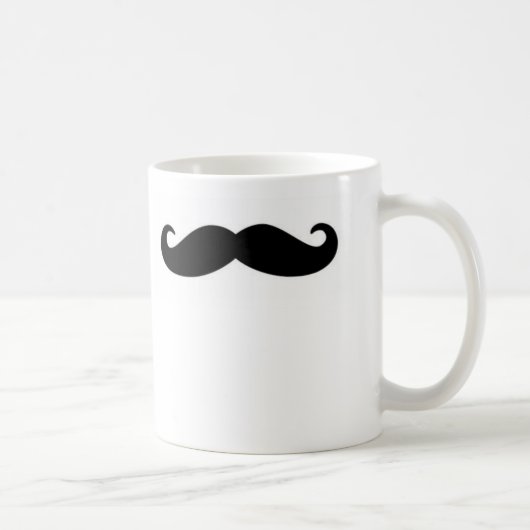 linkshandige Mustache-Mok Koffiemok (Rechts)