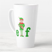 Linkshandige Muzikale Elf Latte Mok (Linkerhoek)