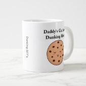 Linkshandige papa melk-en-koekjes mok 600 ml (Voorkant rechts)