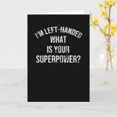 Linkshandige Persoonsgeschenken Trots Lefty Linksh Kaart (Gele Bloem)
