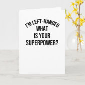Linkshandige Persoonsgeschenken Trots Lefty Linksh Kaart (Gele Bloem)