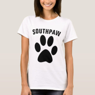 linkshandige T-shirts met SOUTHPAW