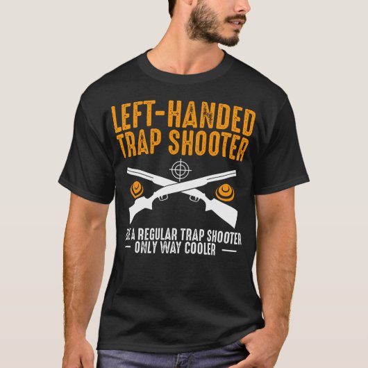 Linkshandige Trapschutter Definitie Trapschieten T-shirt (Voorkant)