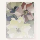 Linkshandige Waterverf Bloemen en groen Notitieboek (Voorkant)