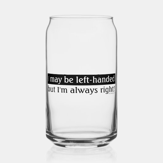 linkshandigen blikvorm glas (Voorkant)