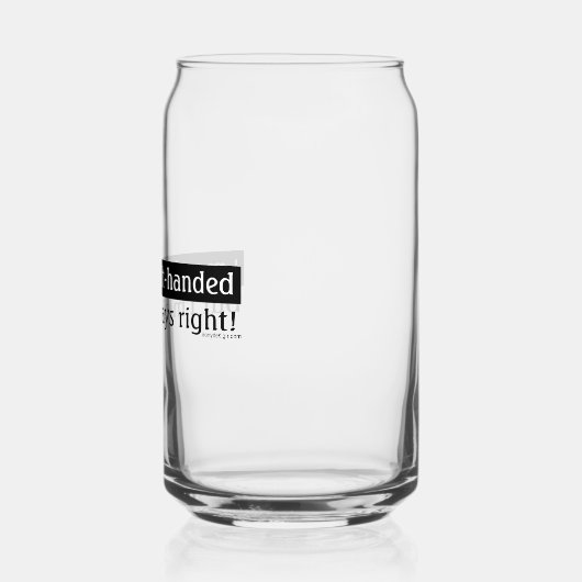 linkshandigen blikvorm glas (Links)