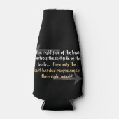 linkshandigen flesjeskoeler (Voorkant)