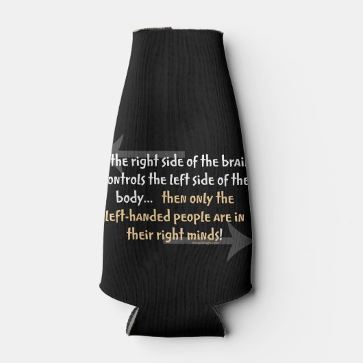 linkshandigen flesjeskoeler (Voorkant)