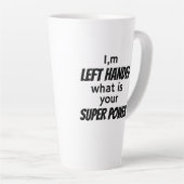 Linkshandigen latte mok (Rechterhoek)