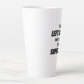 Linkshandigen latte mok (Voorkant)