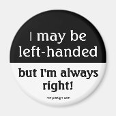 linkshandigen magneet (Voorkant)